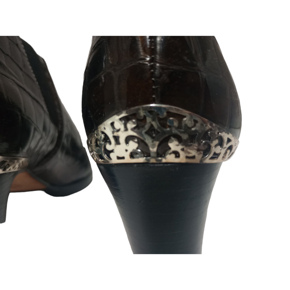 Brighton Trill Patent Leather Ankle Boots Size 7M - Picture 10 of 11